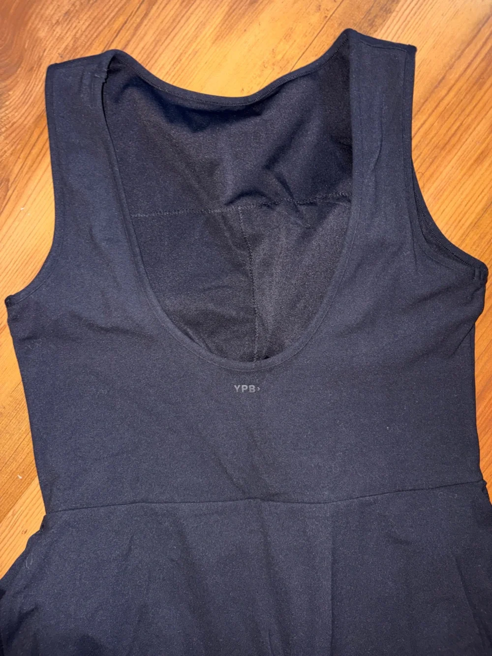 YPB Abercrombie Tie Game Romper Dress Black L NWT - Picture 9 of 15